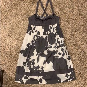 Gray and white Kensie dress